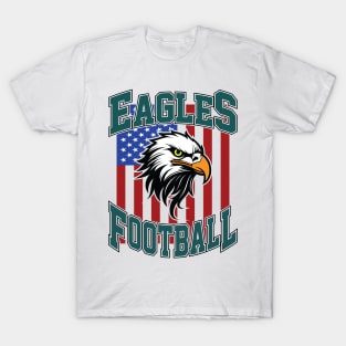 Retro Eagles Football T-Shirt
